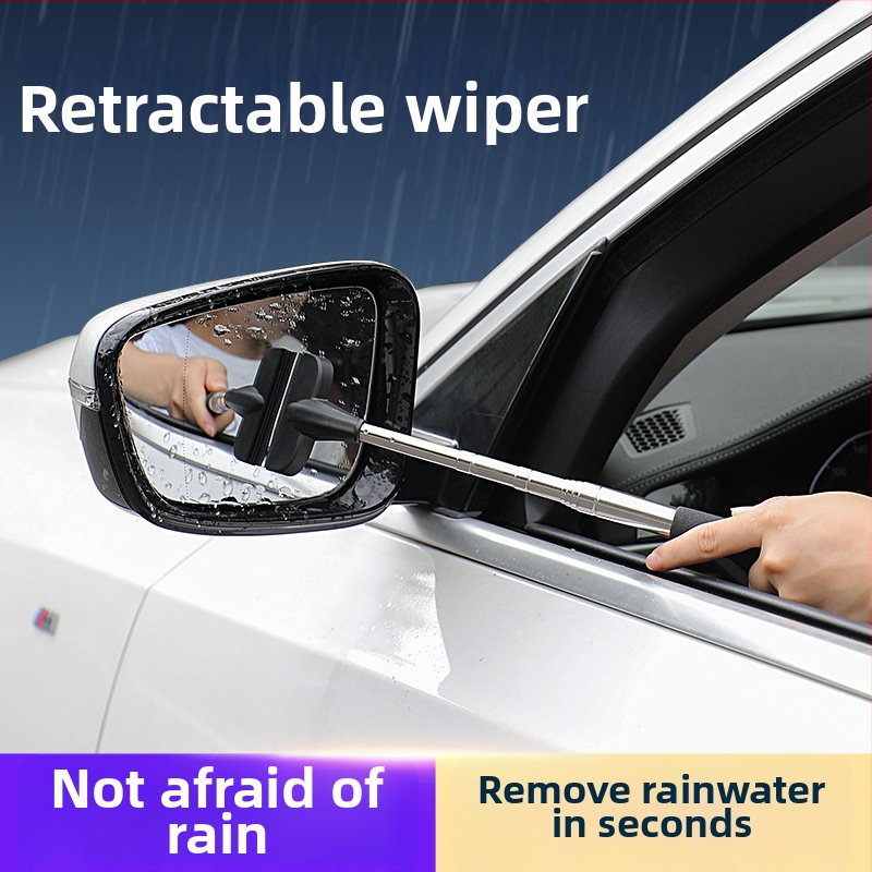 Telescopisks automobiļa tīrītājs un skrāpe, universālais modelis 312, PE dabiskā gumija + nerūsējošais tērauds