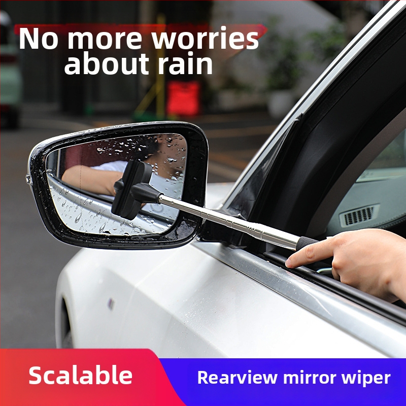 Telescopisks automobiļa tīrītājs un skrāpe, universālais modelis 312, PE dabiskā gumija + nerūsējošais tērauds