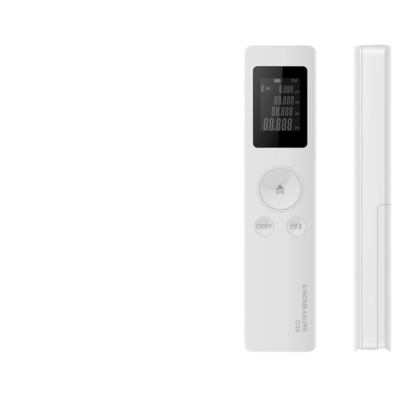 Distanță cu laser D30, interval 0–40 m, precizie 2, greutate 30 g