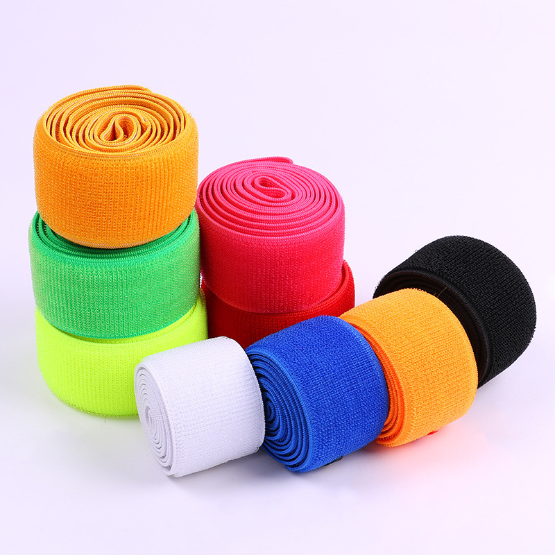 Bandă elastică Velcro din nylon – autoadezivă, pentru talie și legarea picioarelor, pentru îmbrăcăminte și uz industrial