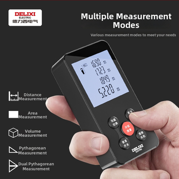 Delixi măsurător de distanță cu laser, model designer, portabil, înaltă precizie