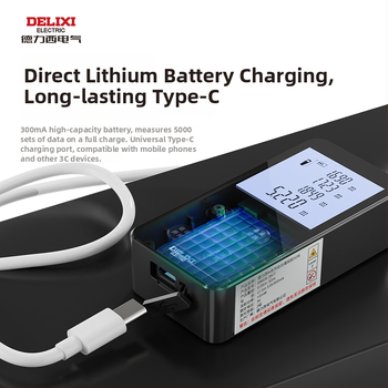 Delixi măsurător de distanță cu laser, model designer, portabil, înaltă precizie