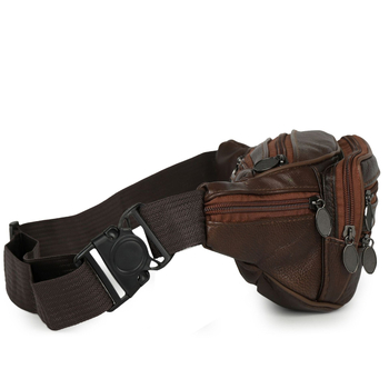 Muška kožna torba za struk, crossbody torba preko ramena, jednobojna, za vanjsku upotrebu