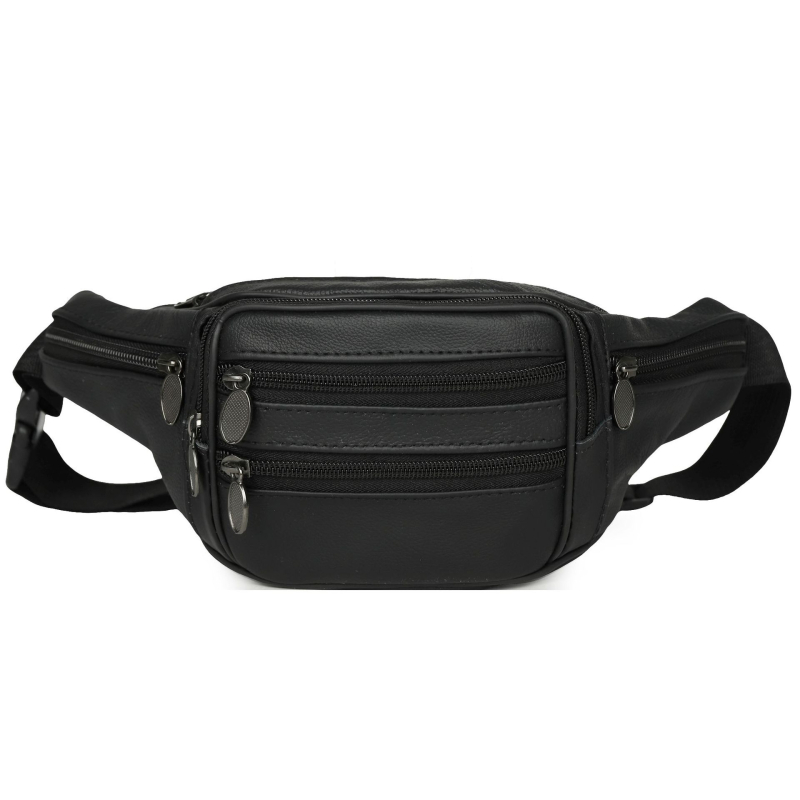 Muška kožna torba za struk, crossbody torba preko ramena, jednobojna, za vanjsku upotrebu