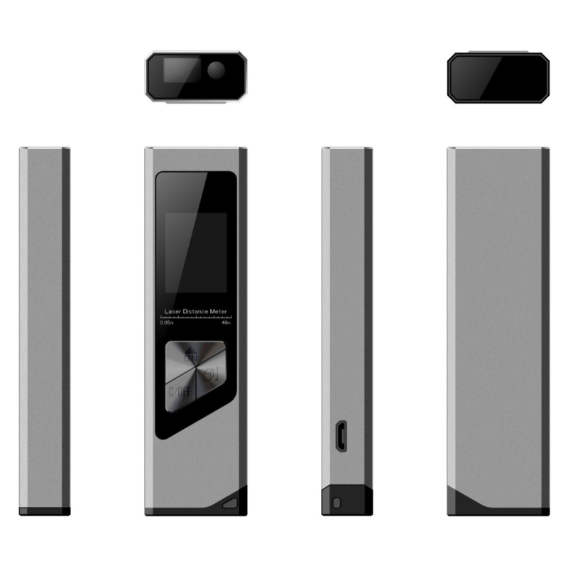 Ručni laserski mjerač udaljenosti s aluminijskim tijelom, domet 40 m, serija M3, visoko precizan elektronički mjerač