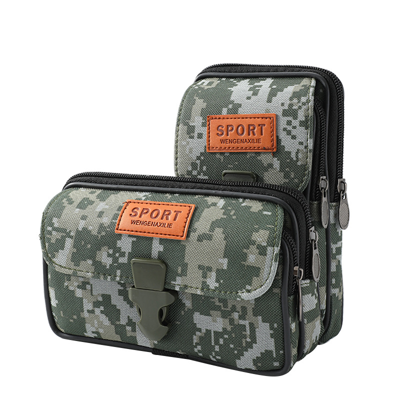 Geantă de talie pentru bărbați - canvas, impermeabilă, ultraușoară, rezistentă la uzură, pentru naveta de afaceri, iarnă 2024