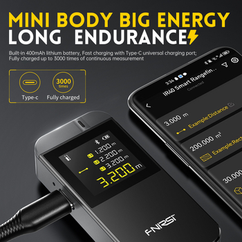 Fnirs IR40 Laserski mjerač udaljenosti — domet 40 m, infracrveno mjerenje, digitalni mjerni alat, serija Rangefinder