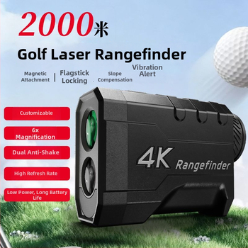 Grf-2000 лазерен измервател на разстояние, обхват 3–2000 м, точност ±1000, захранване 9V, за голф и електрически измервания