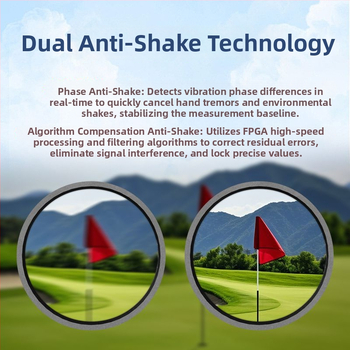 Grf-2000 лазерен измервател на разстояние, обхват 3–2000 м, точност ±1000, захранване 9V, за голф и електрически измервания