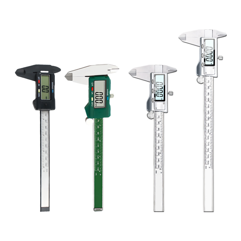 Caliper digital cu fibră de carbon, ecran LCD mare, măsurare diametru interior și exterior, marca Skoda