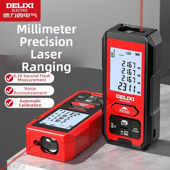 Delixi lazerinis atstumo matuoklis – Prekės ženklas Delixi, Tipas: lazerinis atstumo matuoklis, Kilmė: Kinija
