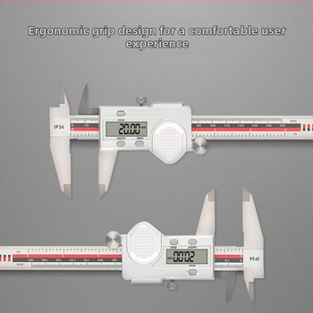 Wei Du IP54 digitalni mjerni kaliper od nehrđajućeg čelika s elektroničkim zaslonom