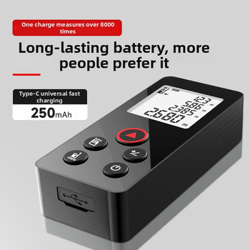 Peak of Rice N40puls nešiojamas infraraudonųjų spindulių lazerinis atstumo matuoklis tiksliai matuoja plotus ir atstumus