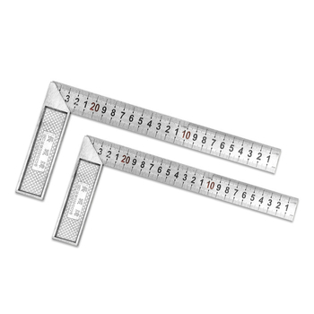 Nehrđajući čelični pravokutni mjerni alat, industrijska kvaliteta, visoka preciznost, debeli dizajn, 90°