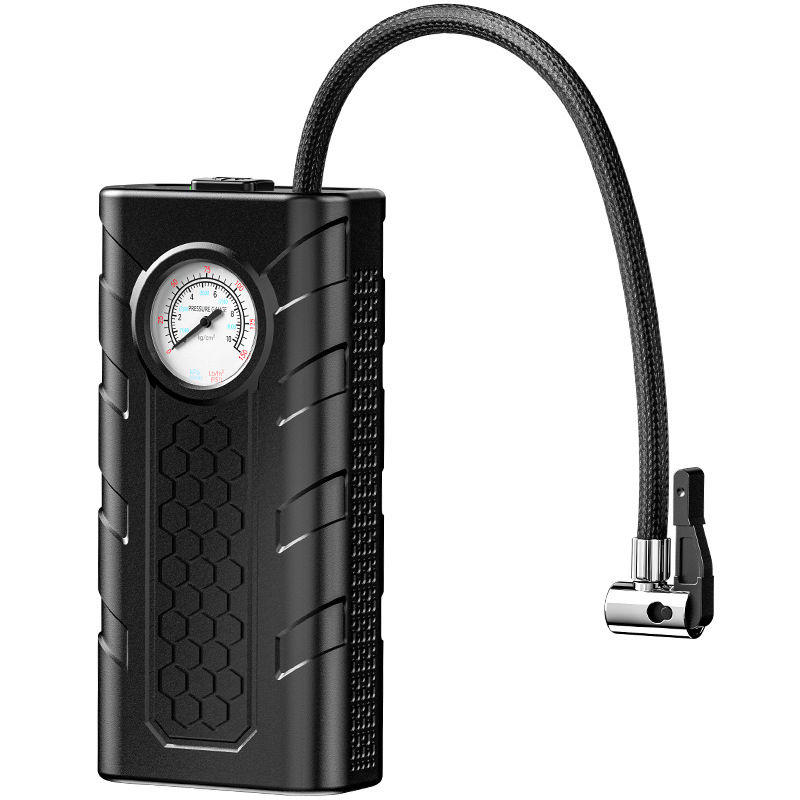 Φορητή αντλία ελαστικών αυτοκινήτου, 12V, 80W, επαναφορτιζόμενη, ABS περίβλημα, ροή 25 L/min