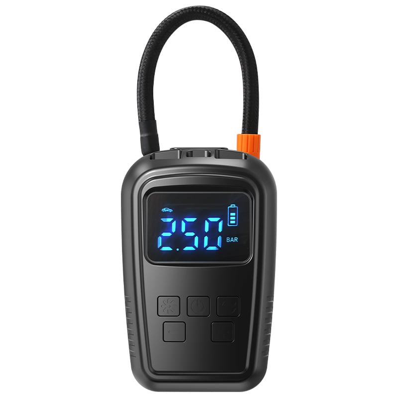 Φορητή αντλία αέρα αυτοκινήτου με USB φόρτιση, 220 W, 30 L/min, 110-220 V, λειτουργία 5–20 λεπτών, 690 g