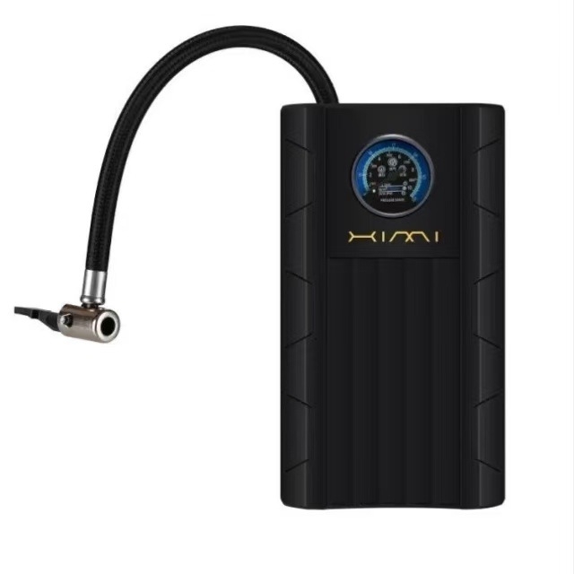 Φορητή ηλεκτρική αντλία ελαστικών με μετρητή για αυτοκίνητα, ποδήλατα και αθλητικές μπάλες - 12V, 100W, 2.8 m καλώδιο, 35 L/min