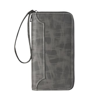 Ανδρικό μακρύ πορτοφόλι-τσάντα για κινητό με πολλές θήκες καρτών και μεγάλη χωρητικότητα, PU δέρμα, μοντέλο 9061-4, στυλ επιχειρηματικής μετακίνησης, αδιάβροχο και εξαιρετικά ελαφρύ