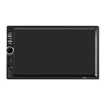 Automobilinis multimedijų imtuvas su CarPlay parinktimi, LCD ekranas, MiniSD atminties kortelė, 12V maitinimas, nuotolinis valdymas