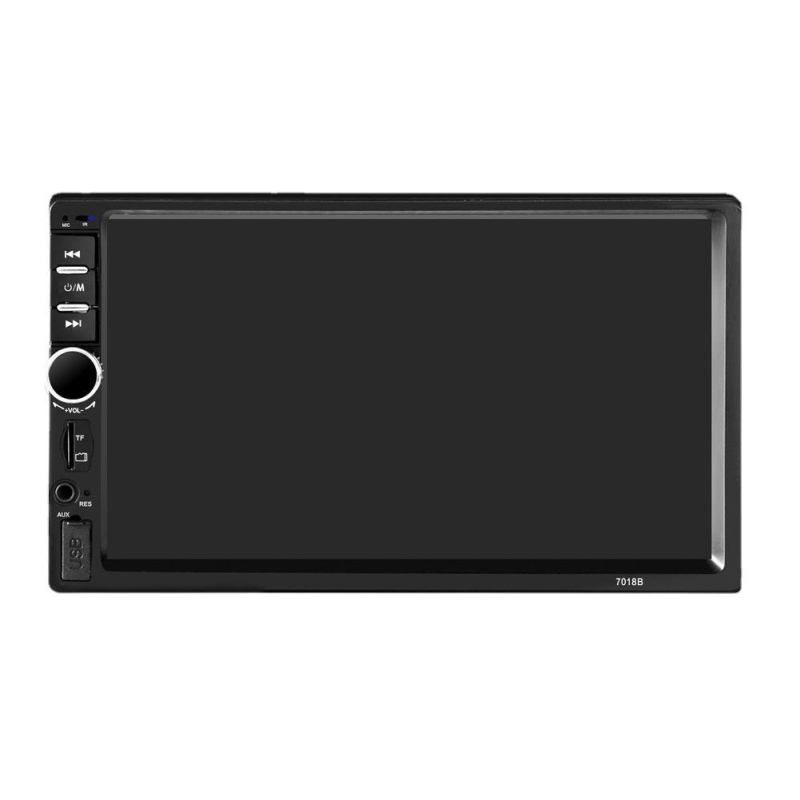 Automobilinis multimedijų imtuvas su CarPlay parinktimi, LCD ekranas, MiniSD atminties kortelė, 12V maitinimas, nuotolinis valdymas