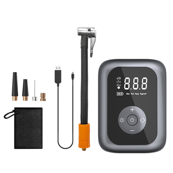 Ασύρματο ψηφιακό αντλητικό αέρα αυτοκινήτου με ψηφιακή οθόνη, μονόκυλινδρικός σχεδιασμός, 80W, 7.4V, 30 L/min