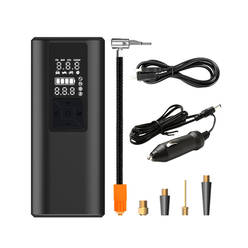 ΤΙΤΑ Ασύρματη αντλία αέρα αυτοκινήτου — φορητός συμπιεστής με ψηφιακή οθόνη, 120W, 5V/2A, 45 L/min, μονοκύλινδρος