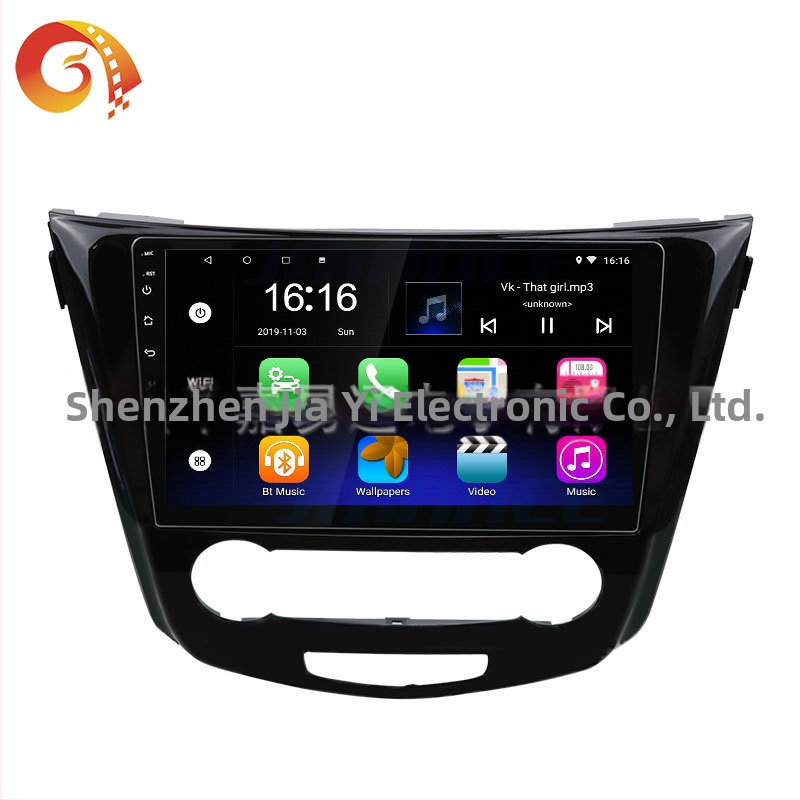 Nissan Qashqai automobilių navigacija su OLED ekranu, 16GB atmintis, 12V maitinimas, 1080P vaizdo atkūrimas, galinė vaizdo kamera