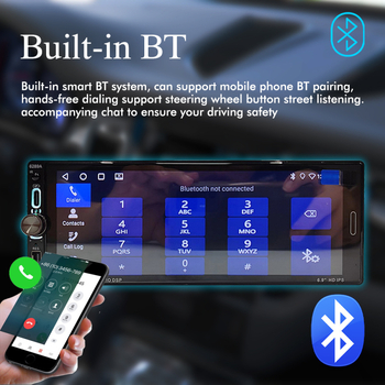 Navihua MP5 auto player Bluetooth, bežični CarPlay i Android navigacija, 2GB+32GB memorije, GPS i Wi-Fi