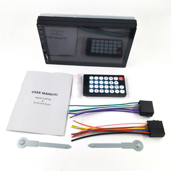 Auto MP5 prijemnik s bežičnim CarPlayom, Bluetoothom, kapacitivnim dodirnim LCD zaslonom, reprodukcija USB/TF/MP3/MP4/MP5, podrška SD kartici, model 7024