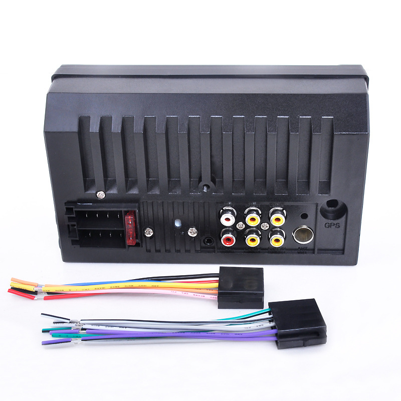 Автомобилен мултимедиен плеър MP4/MP5 с Bluetooth за свободни ръце, възпроизвеждане през USB/TF карта, TFT дисплей, 12V захранване, модел 7080B