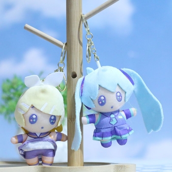 Λούτρινο κούκλα μπρελόκ για τσάντα, εμπνευσμένο από Hatsune Miku, εξαιρετικά μαλακό με γέμισμα PP βαμβάκι, προσαρμογή λογότυπου (OEM)