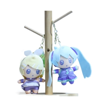 Λούτρινο κούκλα μπρελόκ για τσάντα, εμπνευσμένο από Hatsune Miku, εξαιρετικά μαλακό με γέμισμα PP βαμβάκι, προσαρμογή λογότυπου (OEM)
