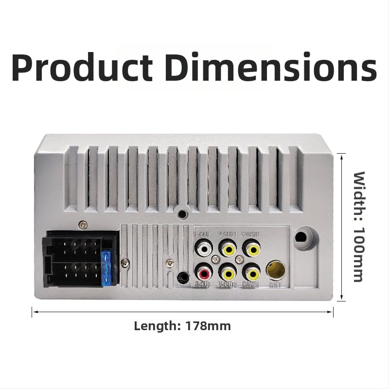 Automobilinis MP5 grotuvas su GPS navigacija, CarPlay, jutiklinis ekranas, atbulinės eigos vaizdas, LED ekranas