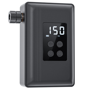 Prijenosna pumpa za bicikl s digitalnim zaslonom — 25 L/min, Type-C napajanje, USB punjenje, težina 540 g, jednocilindrični dizajn