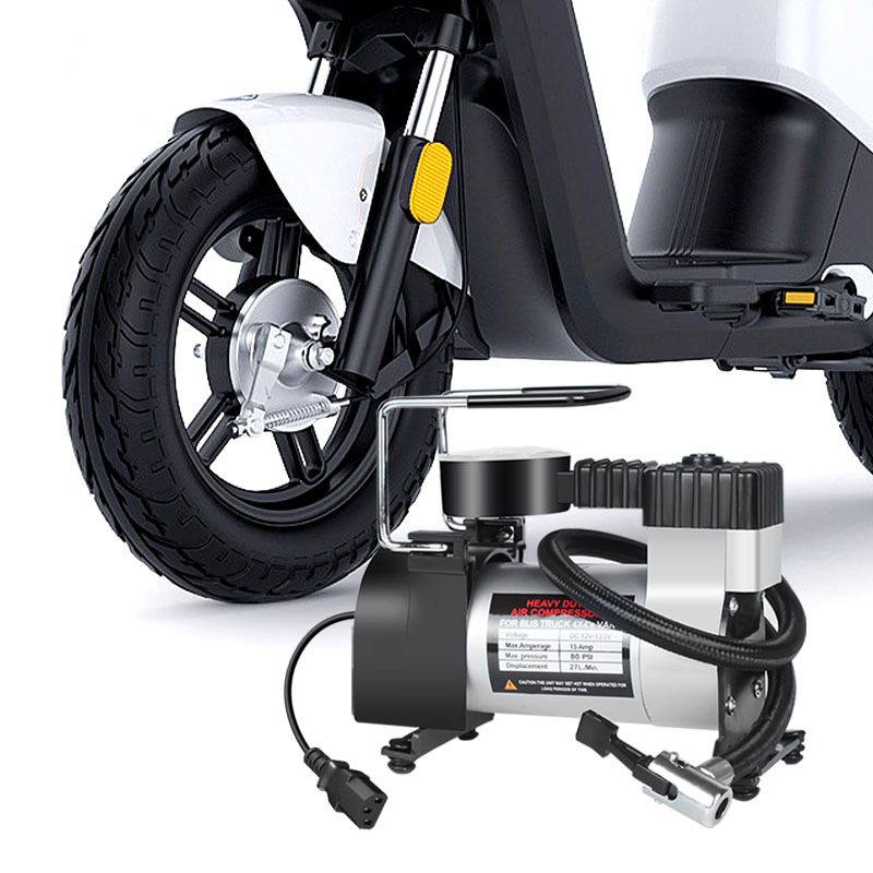 Αεροσυμπιεστής αυτοκινήτου υψηλής ισχύος με μετρητή πίεσης ελαστικών, 150W, 48–72V, 35 L/min, καλώδιο 120 cm, φορητή μονόκυλινδρη μονάδα