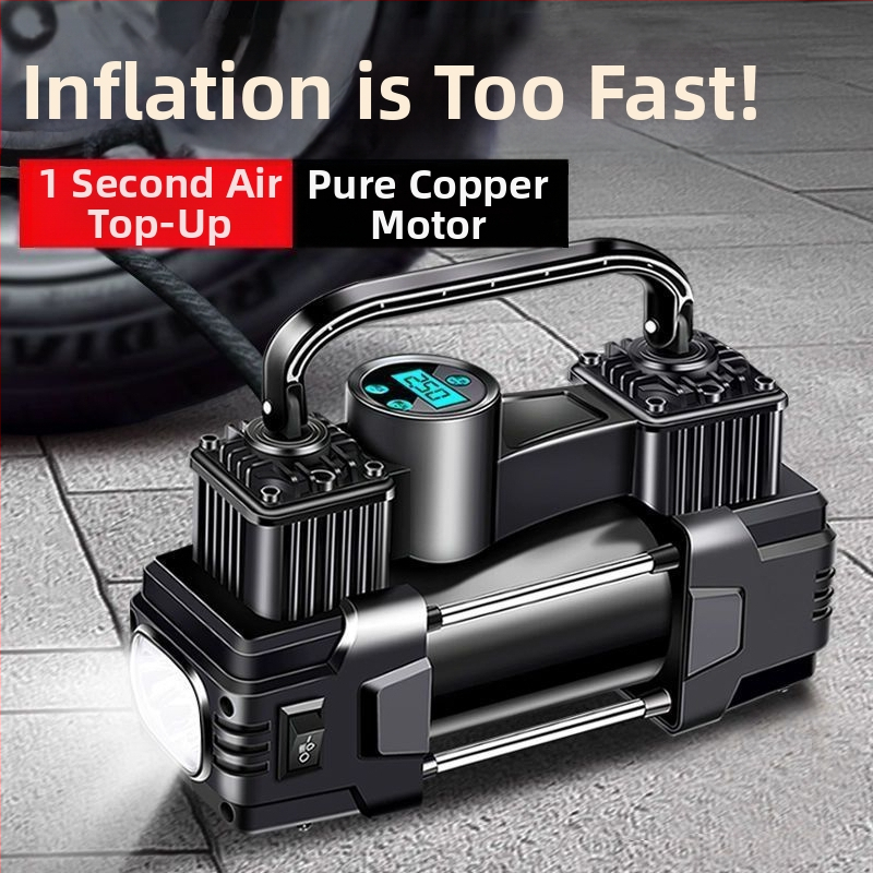 Autopumpa na montáž do vozidla, dvojvalcová, 220W, digitálny displej, 5 m kábel