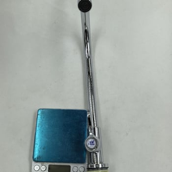 Slavina za kuhinju s hladnom vodom, vertikalna, s velikim zavojem, od nehrđajućeg čelika, keramički ventil, 20 mm ulaz/izlaz, model 3231