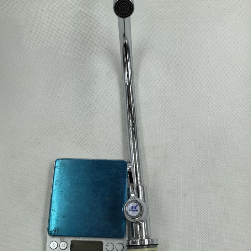 Slavina za kuhinju s hladnom vodom, vertikalna, s velikim zavojem, od nehrđajućeg čelika, keramički ventil, 20 mm ulaz/izlaz, model 3231