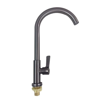 Kuhinjski slavina – nehrđajući čelik, jedini hladni protok, keramički disk ventil, nominalni tlak 1,6 MPa, radna temperatura 0–100°C