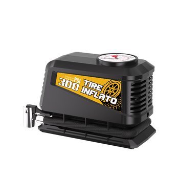 Μίνι Φορητή Αντλία Αέρα Αυτοκινήτου με Μετρητή Πίεσης Ελαστικών (12V, Plug-in, 30 L/min, >20 λεπτά συνεχούς λειτουργίας, 530 g, οθόνη με δείκτη πίεσης)