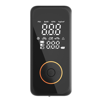 Prijenosna dvostruko cilindrična pumpa za automobil s digitalnim zaslonom, bežično punjenje i USB punjenje, 12V 100W, 30 L/min