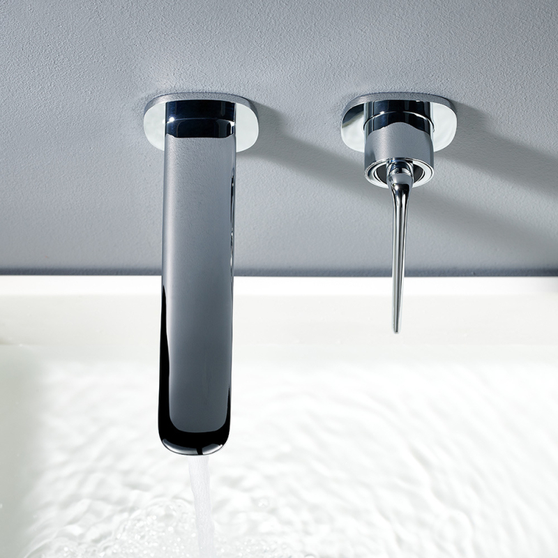 Monoblok Slavina od bakra, zidna, miješanje toplom i hladnom vodom, ulaz 1/2in