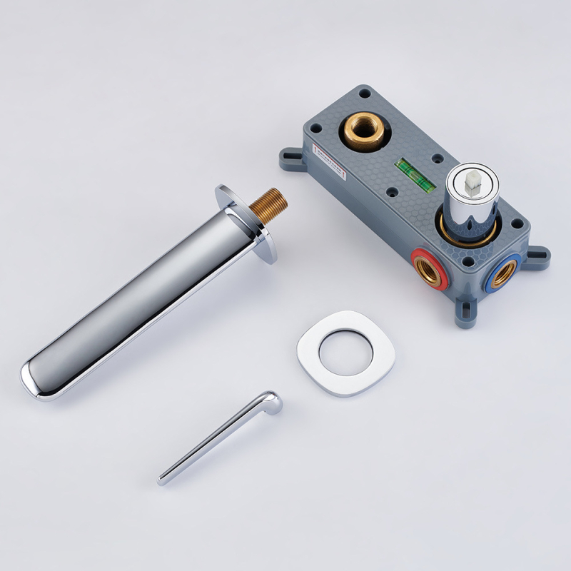 Monoblok Slavina od bakra, zidna, miješanje toplom i hladnom vodom, ulaz 1/2in