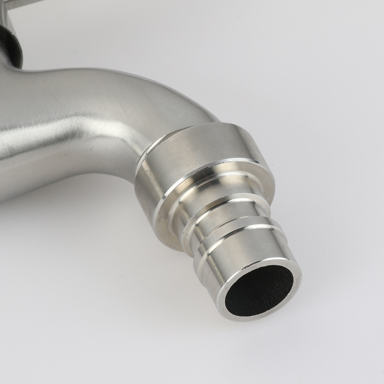 Miješajući slavina za ugradnju u zid, nehrđajući čelik, 10 mm ulaz/izlaz, 10–100°C (ugradnja u zid; nehrđajući čelik; 10 mm ulaz/izlaz; 10–100°C)