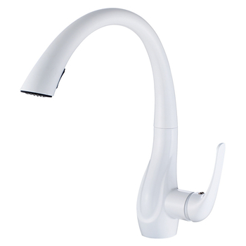 Kuhinjska slavina, bakrena, model AL-166-33W, nominalni tlak 0,8–1,2 MPa, radna temperatura 0–90 °C, promjer ulaza/izlaza 1/2 in