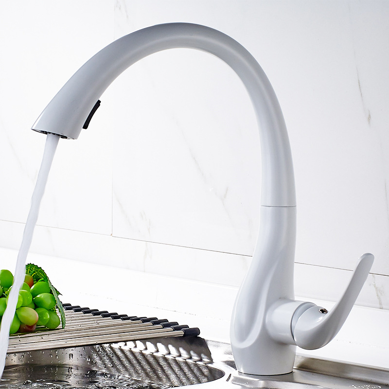 Kuhinjska slavina, bakrena, model AL-166-33W, nominalni tlak 0,8–1,2 MPa, radna temperatura 0–90 °C, promjer ulaza/izlaza 1/2 in