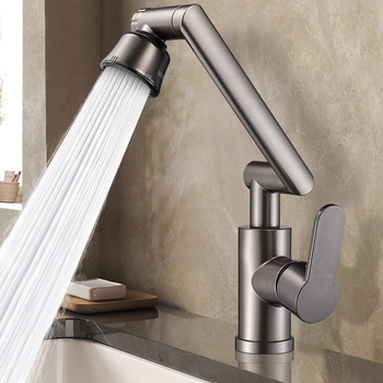 Set slavina s mehaničkim krakom za kuhinju i kupaonu — univerzalna slavina, hladna i topla voda, konstantna temperatura, spiralno otvaranje, jednostruko spajanje, CE certifikat