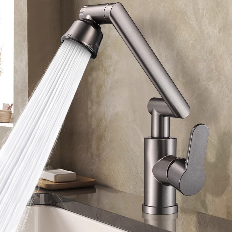 Set slavina s mehaničkim krakom za kuhinju i kupaonu — univerzalna slavina, hladna i topla voda, konstantna temperatura, spiralno otvaranje, jednostruko spajanje, CE certifikat