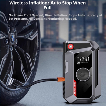 Autóvészhelyzeti indító egység beépített légpumpával (12V, 600A, CE/FCC/UL/ROHS)