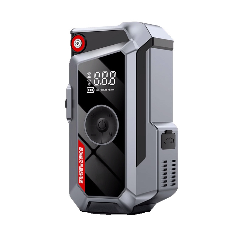 Autóvészhelyzeti indító egység beépített légpumpával (12V, 600A, CE/FCC/UL/ROHS)